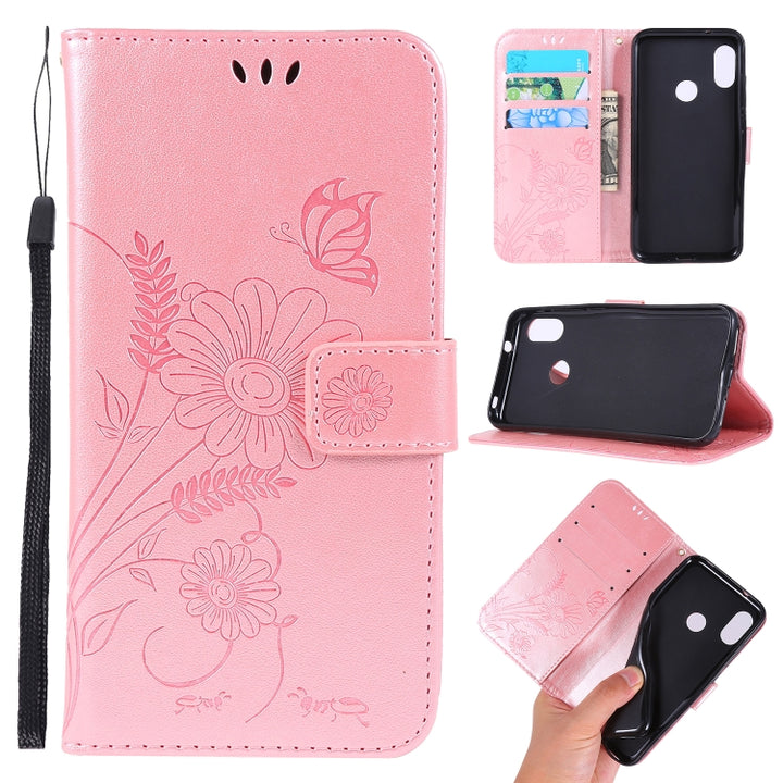 Ant Dating Series Mobile Phone Leather Case with Stand & Card Slot & Wallet, For Xiaomi Redmi 6 Pro / Mi A2 Lite, For Xiaomi Redmi Note 7, For Galaxy A60, For Galaxy A20e