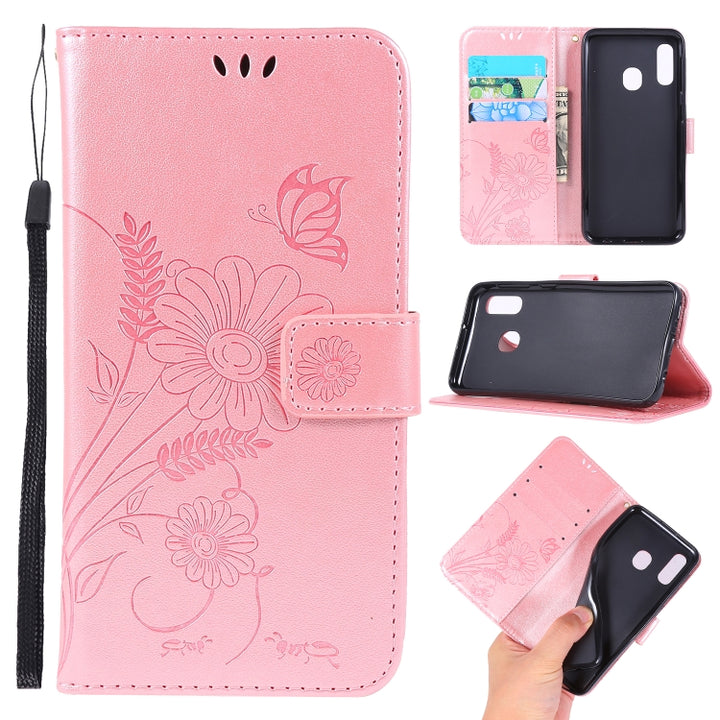 Ant Dating Series Mobile Phone Leather Case with Stand & Card Slot & Wallet, For Xiaomi Redmi 6 Pro / Mi A2 Lite, For Xiaomi Redmi Note 7, For Galaxy A60, For Galaxy A20e