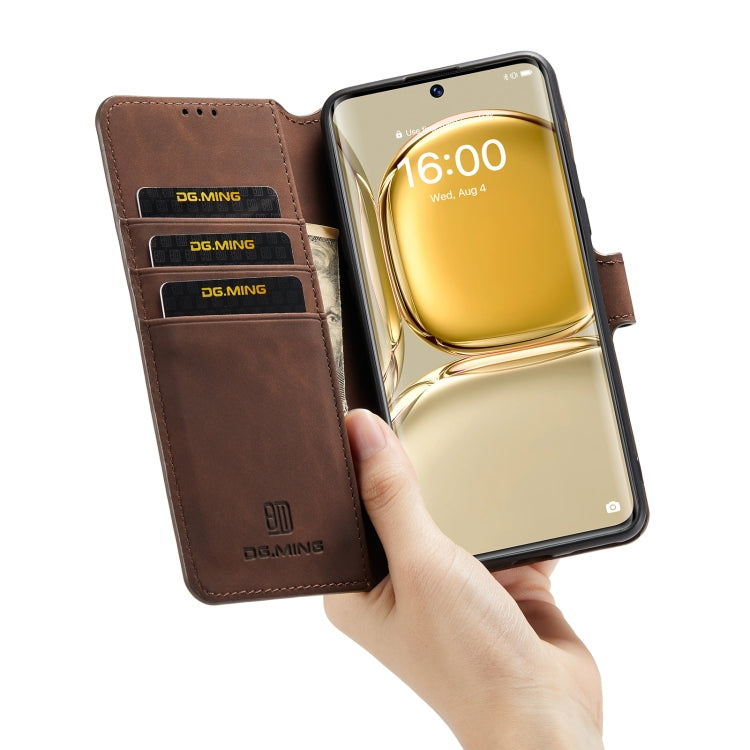 DG.MING Retro Oil Side Horizontal Flip Leather Case with Holder & Card Slots & Wallet, For Huawei P50 Pro, For Samsung Galaxy A53 5G, For Samsung Galaxy S22, For Samsung Galaxy S22 Ultra, For Samsung Galaxy S22+