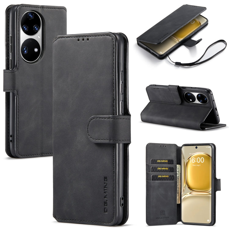 DG.MING Retro Oil Side Horizontal Flip Leather Case with Holder & Card Slots & Wallet, For Huawei P50 Pro, For Samsung Galaxy A53 5G, For Samsung Galaxy S22, For Samsung Galaxy S22 Ultra, For Samsung Galaxy S22+