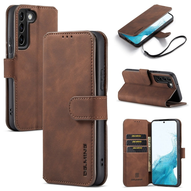 DG.MING Retro Oil Side Horizontal Flip Leather Case with Holder & Card Slots & Wallet, For Huawei P50 Pro, For Samsung Galaxy A53 5G, For Samsung Galaxy S22, For Samsung Galaxy S22 Ultra, For Samsung Galaxy S22+