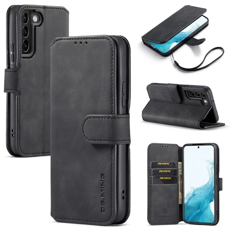 DG.MING Retro Oil Side Horizontal Flip Leather Case with Holder & Card Slots & Wallet, For Huawei P50 Pro, For Samsung Galaxy A53 5G, For Samsung Galaxy S22, For Samsung Galaxy S22 Ultra, For Samsung Galaxy S22+