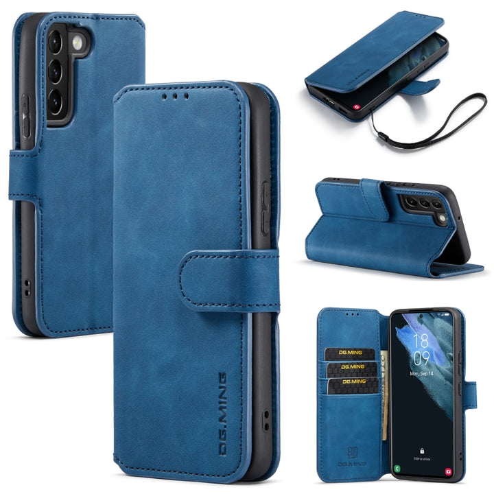 DG.MING Retro Oil Side Horizontal Flip Leather Case with Holder & Card Slots & Wallet, For Huawei P50 Pro, For Samsung Galaxy A53 5G, For Samsung Galaxy S22, For Samsung Galaxy S22 Ultra, For Samsung Galaxy S22+