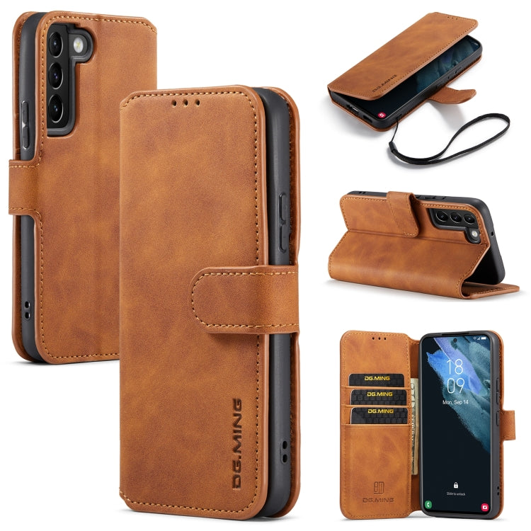 DG.MING Retro Oil Side Horizontal Flip Leather Case with Holder & Card Slots & Wallet, For Huawei P50 Pro, For Samsung Galaxy A53 5G, For Samsung Galaxy S22, For Samsung Galaxy S22 Ultra, For Samsung Galaxy S22+