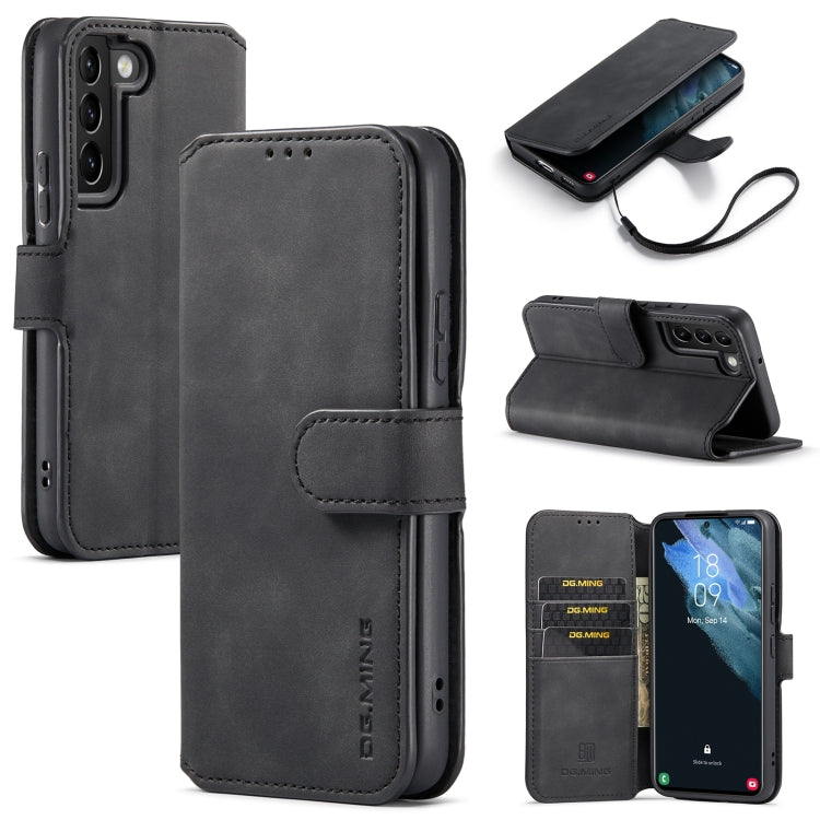 DG.MING Retro Oil Side Horizontal Flip Leather Case with Holder & Card Slots & Wallet, For Huawei P50 Pro, For Samsung Galaxy A53 5G, For Samsung Galaxy S22, For Samsung Galaxy S22 Ultra, For Samsung Galaxy S22+