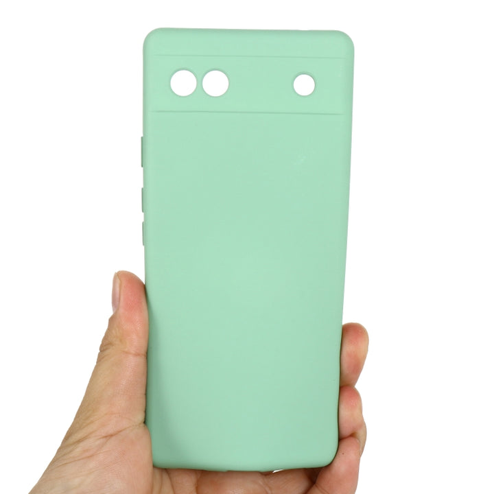 Pure Color Liquid Silicone Phone Case, For Google Pixel 6a