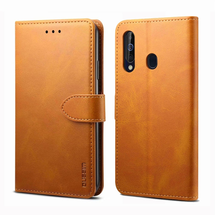 GUSSIM Business Style Horizontal Flip Leather Case with Holder & Card Slots & Wallet, For Galaxy A20 / A30 / A40 / A60, For Galaxy A30s / A50 / A50S, For Galaxy A80 / A90