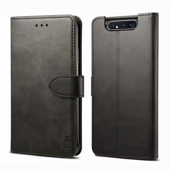 GUSSIM Business Style Horizontal Flip Leather Case with Holder & Card Slots & Wallet, For Galaxy A20 / A30 / A40 / A60, For Galaxy A30s / A50 / A50S, For Galaxy A80 / A90