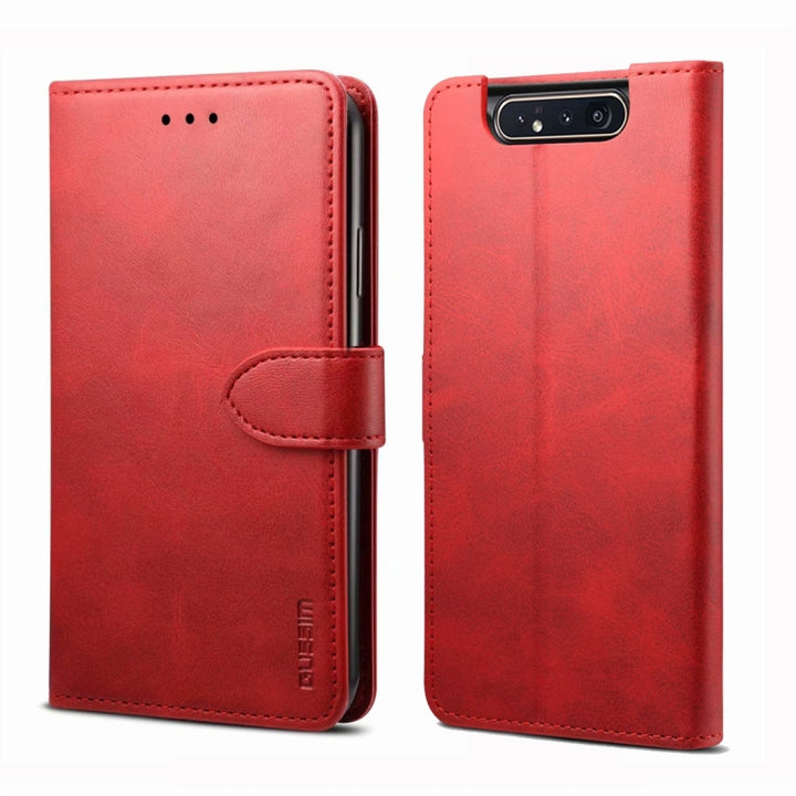 GUSSIM Business Style Horizontal Flip Leather Case with Holder & Card Slots & Wallet, For Galaxy A20 / A30 / A40 / A60, For Galaxy A30s / A50 / A50S, For Galaxy A80 / A90