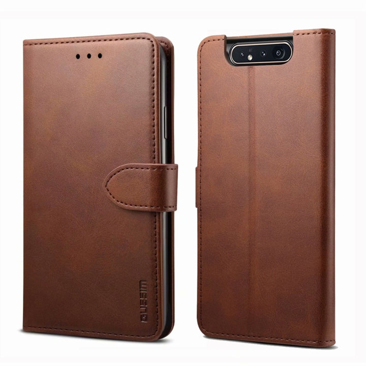 GUSSIM Business Style Horizontal Flip Leather Case with Holder & Card Slots & Wallet, For Galaxy A20 / A30 / A40 / A60, For Galaxy A30s / A50 / A50S, For Galaxy A80 / A90