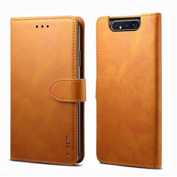 GUSSIM Business Style Horizontal Flip Leather Case with Holder & Card Slots & Wallet, For Galaxy A20 / A30 / A40 / A60, For Galaxy A30s / A50 / A50S, For Galaxy A80 / A90