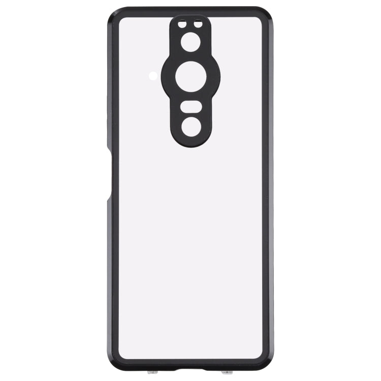 HD Magnetic Metal Tempered Glass Phone Case, For Sony Xperia Pro-I