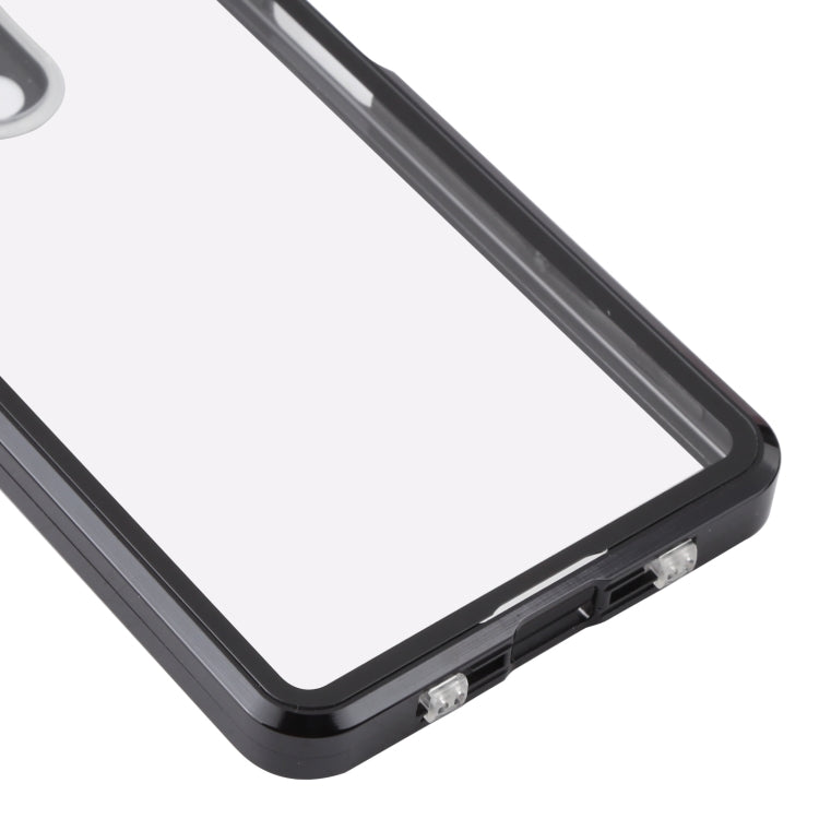 HD Magnetic Metal Tempered Glass Phone Case, For Sony Xperia Pro-I