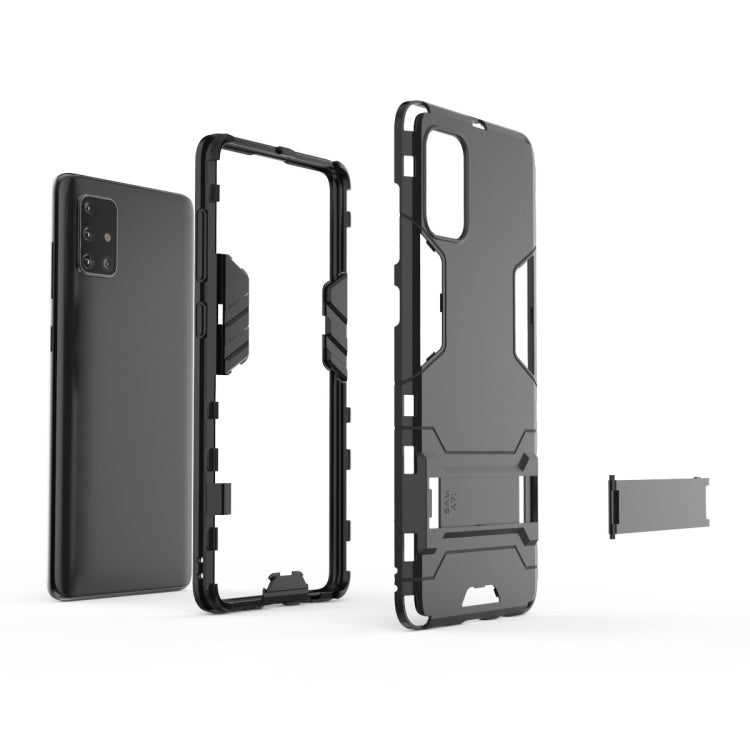 Shockproof PC + TPU Protective Case with Invisible Holder, For Samsung Galaxy A71, For Samsung Galaxy A51, For Samsung Galaxy S20+, For Huawei Nova 6 5G