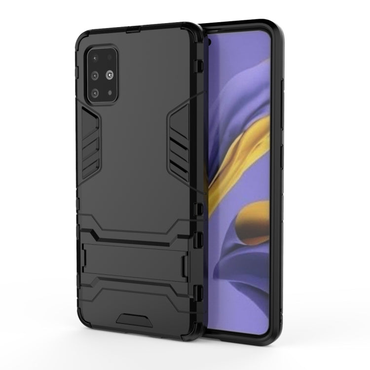 Shockproof PC + TPU Protective Case with Invisible Holder, For Samsung Galaxy A71, For Samsung Galaxy A51, For Samsung Galaxy S20+, For Huawei Nova 6 5G