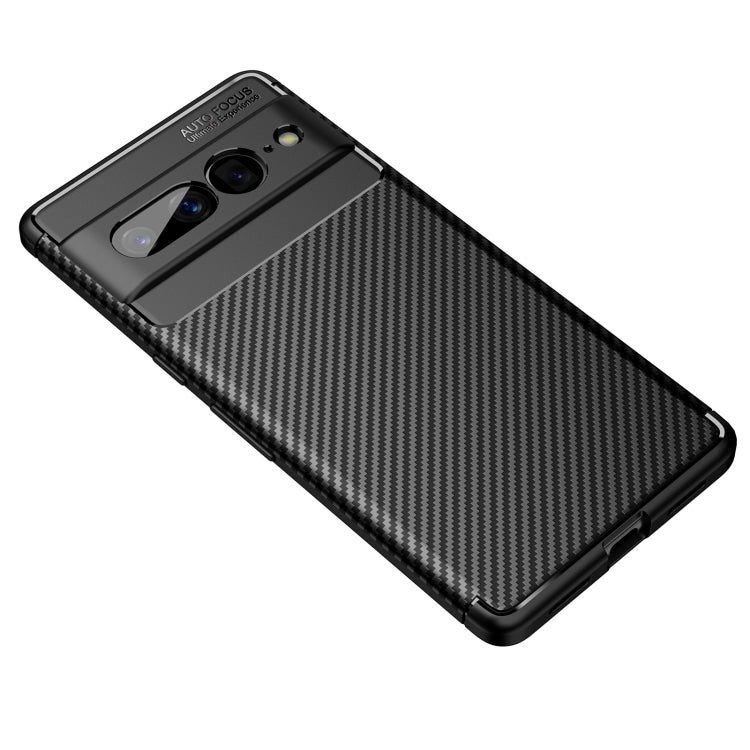 Carbon Fiber Texture Shockproof TPU Phone Case, For Google Pixel 7 Pro, For Google Pixel 7