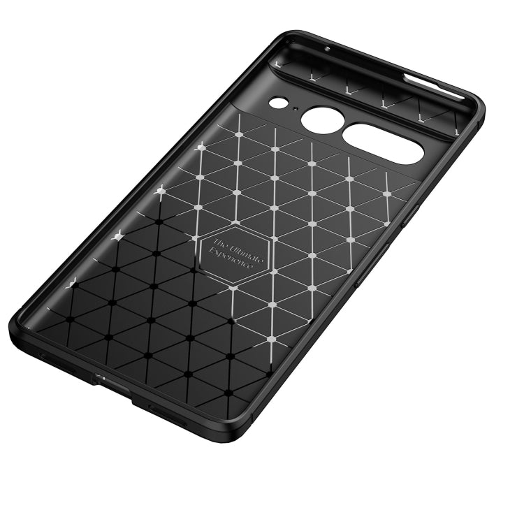 Carbon Fiber Texture Shockproof TPU Phone Case, For Google Pixel 7 Pro, For Google Pixel 7