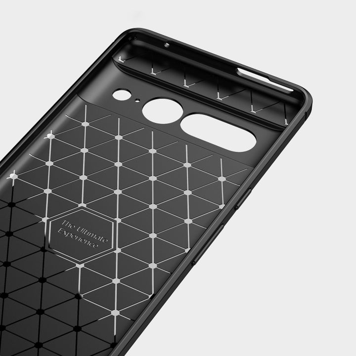 Brushed Texture Carbon Fiber TPU Phone Case, For Google Pixel 7 Pro 5G, For Google Pixel 7 5G