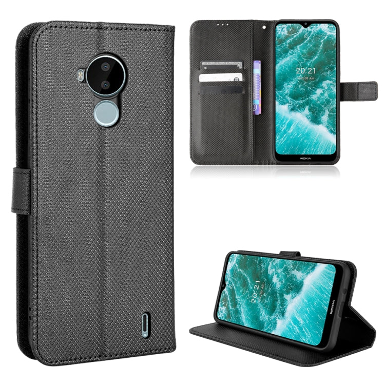 Diamond Texture Leather Phone Case, For Nokia C30, For Ulefone Note 12P, For Ulefone Note 13P, For Oukitel C22, For Sony Xperia ACE  II / SO-41B, For Sony Xperia Pro-1