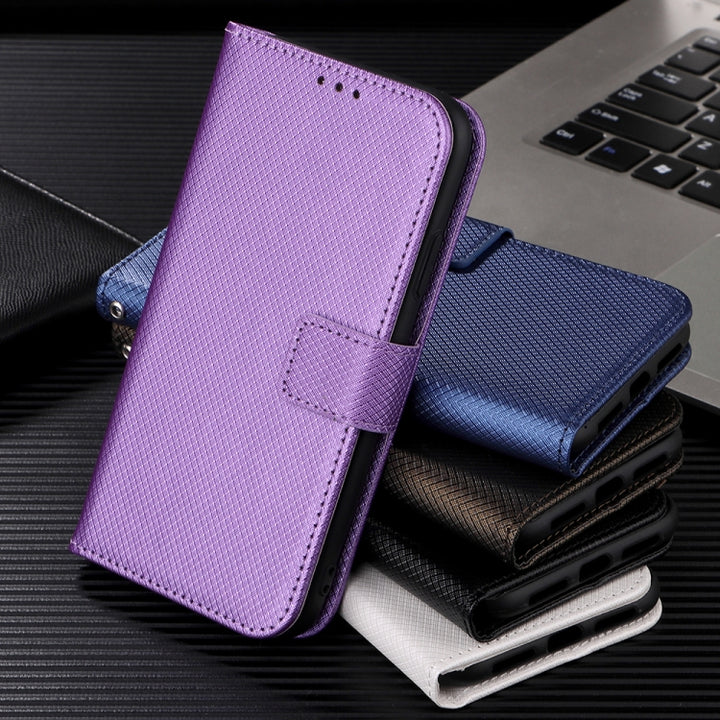 Diamond Texture Leather Phone Case, For Nokia C30, For Ulefone Note 12P, For Ulefone Note 13P, For Oukitel C22, For Sony Xperia ACE  II / SO-41B, For Sony Xperia Pro-1