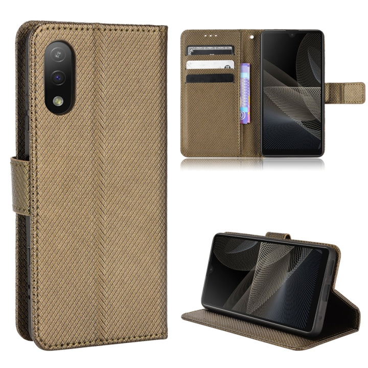 Diamond Texture Leather Phone Case, For Nokia C30, For Ulefone Note 12P, For Ulefone Note 13P, For Oukitel C22, For Sony Xperia ACE  II / SO-41B, For Sony Xperia Pro-1