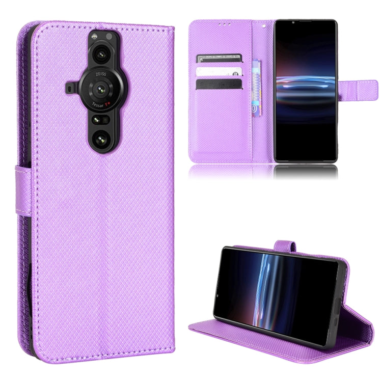 Diamond Texture Leather Phone Case, For Nokia C30, For Ulefone Note 12P, For Ulefone Note 13P, For Oukitel C22, For Sony Xperia ACE  II / SO-41B, For Sony Xperia Pro-1