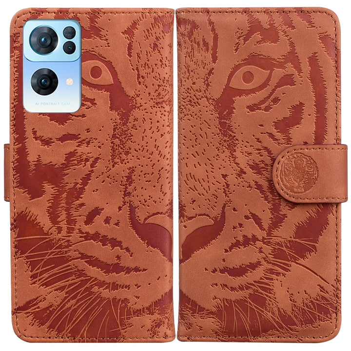 Tiger Embossing Pattern Horizontal Flip Leather Phone Case, For OPPO Realme 9 Pro+, For OPPO Realme 9i / A76 / A36, For OPPO Reno7 5G Taiwan Version/Find X5 Lite, For OPPO Reno7 Pro 5G, For Xiaomi Redmi Note 11 Pro 4G/5G Overseas Version