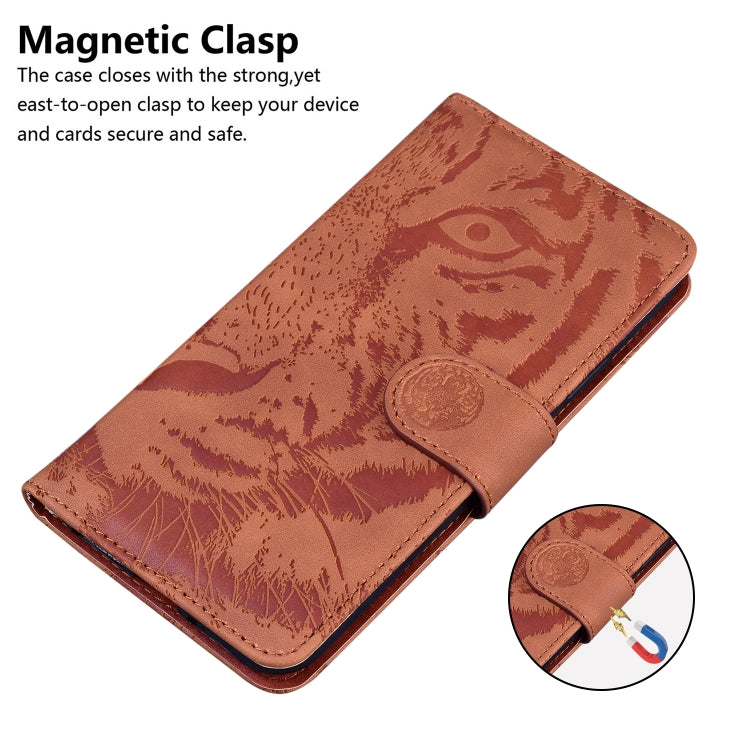 Tiger Embossing Pattern Horizontal Flip Leather Phone Case, For Xiaomi Redmi Note 11 / Redmi Note 11S, For Nokia G21 / G11, For Samsung Galaxy A23, For ZTE Blade A52, For ZTE Blade A72 / V40 Vita