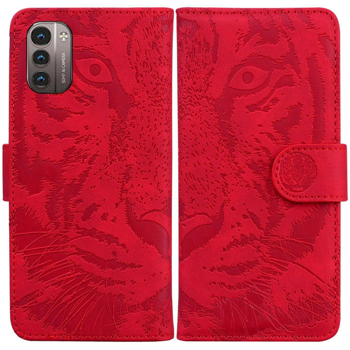 Tiger Embossing Pattern Horizontal Flip Leather Phone Case, For Xiaomi Redmi Note 11 / Redmi Note 11S, For Nokia G21 / G11, For Samsung Galaxy A23, For ZTE Blade A52, For ZTE Blade A72 / V40 Vita