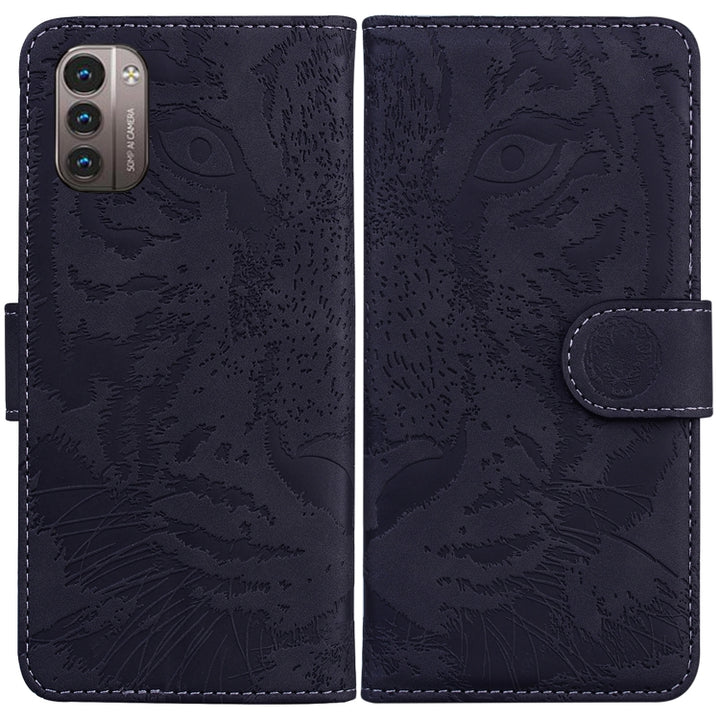 Tiger Embossing Pattern Horizontal Flip Leather Phone Case, For Xiaomi Redmi Note 11 / Redmi Note 11S, For Nokia G21 / G11, For Samsung Galaxy A23, For ZTE Blade A52, For ZTE Blade A72 / V40 Vita