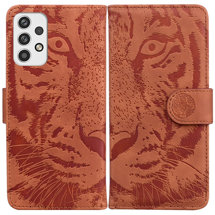 Tiger Embossing Pattern Horizontal Flip Leather Phone Case, For Xiaomi Redmi Note 11 / Redmi Note 11S, For Nokia G21 / G11, For Samsung Galaxy A23, For ZTE Blade A52, For ZTE Blade A72 / V40 Vita