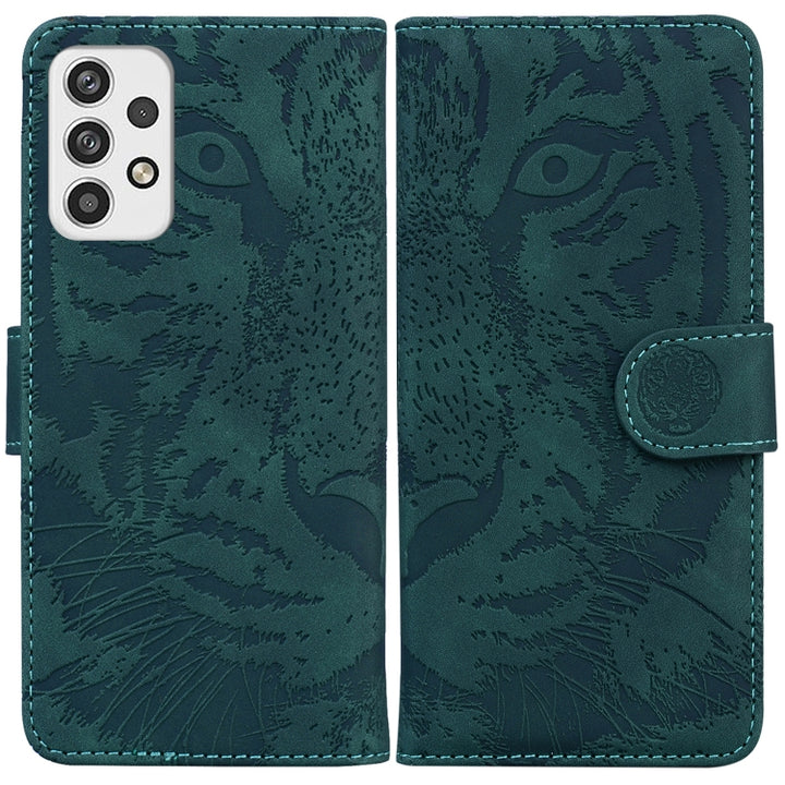 Tiger Embossing Pattern Horizontal Flip Leather Phone Case, For Xiaomi Redmi Note 11 / Redmi Note 11S, For Nokia G21 / G11, For Samsung Galaxy A23, For ZTE Blade A52, For ZTE Blade A72 / V40 Vita