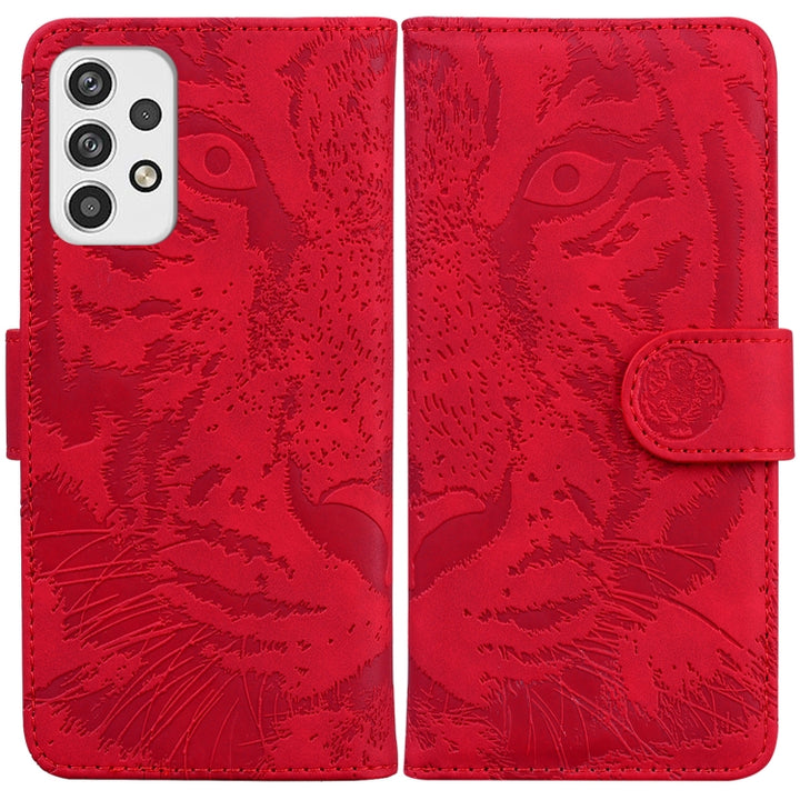 Tiger Embossing Pattern Horizontal Flip Leather Phone Case, For Xiaomi Redmi Note 11 / Redmi Note 11S, For Nokia G21 / G11, For Samsung Galaxy A23, For ZTE Blade A52, For ZTE Blade A72 / V40 Vita