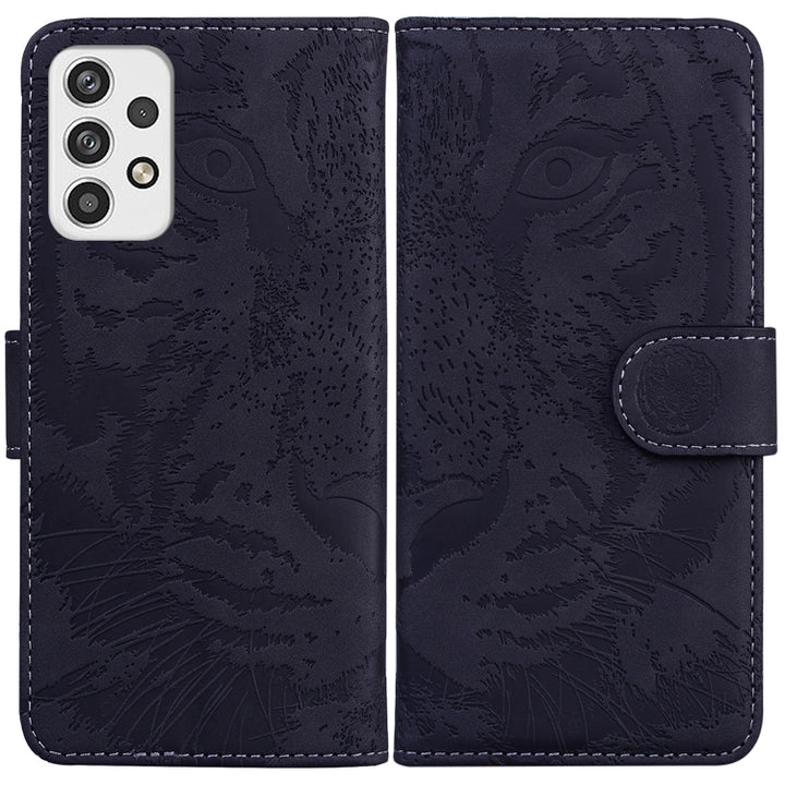 Tiger Embossing Pattern Horizontal Flip Leather Phone Case, For Xiaomi Redmi Note 11 / Redmi Note 11S, For Nokia G21 / G11, For Samsung Galaxy A23, For ZTE Blade A52, For ZTE Blade A72 / V40 Vita