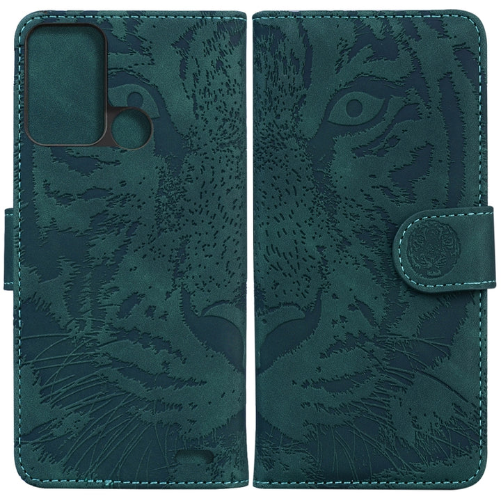 Tiger Embossing Pattern Horizontal Flip Leather Phone Case, For Xiaomi Redmi Note 11 / Redmi Note 11S, For Nokia G21 / G11, For Samsung Galaxy A23, For ZTE Blade A52, For ZTE Blade A72 / V40 Vita