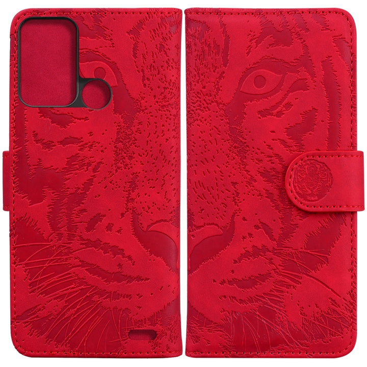 Tiger Embossing Pattern Horizontal Flip Leather Phone Case, For Xiaomi Redmi Note 11 / Redmi Note 11S, For Nokia G21 / G11, For Samsung Galaxy A23, For ZTE Blade A52, For ZTE Blade A72 / V40 Vita