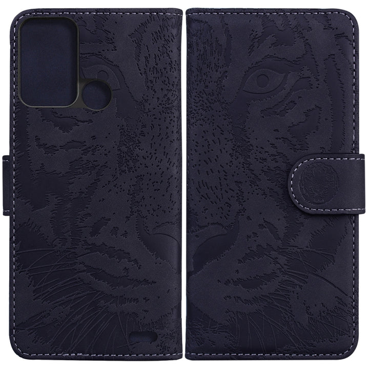 Tiger Embossing Pattern Horizontal Flip Leather Phone Case, For Xiaomi Redmi Note 11 / Redmi Note 11S, For Nokia G21 / G11, For Samsung Galaxy A23, For ZTE Blade A52, For ZTE Blade A72 / V40 Vita