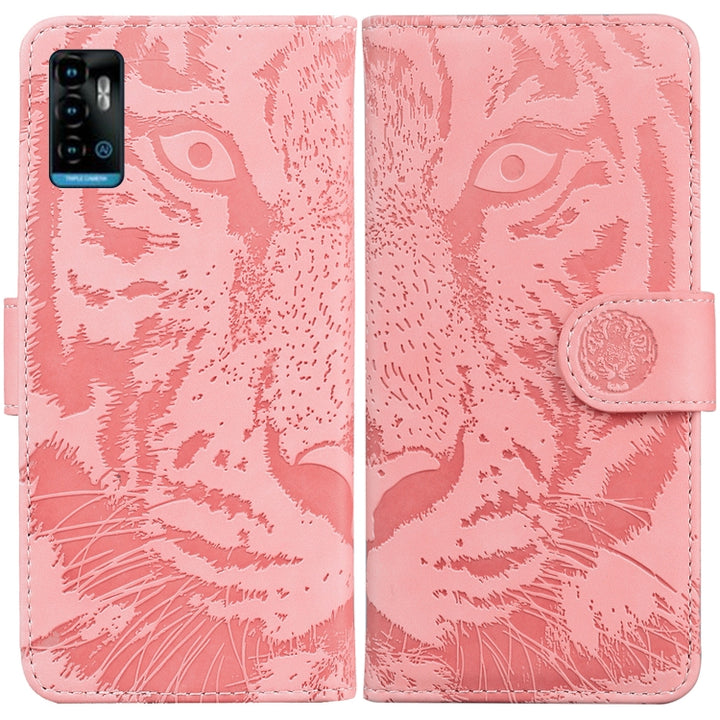 Tiger Embossing Pattern Horizontal Flip Leather Phone Case, For Xiaomi Redmi Note 11 / Redmi Note 11S, For Nokia G21 / G11, For Samsung Galaxy A23, For ZTE Blade A52, For ZTE Blade A72 / V40 Vita