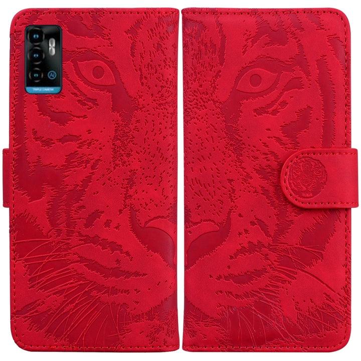 Tiger Embossing Pattern Horizontal Flip Leather Phone Case, For Xiaomi Redmi Note 11 / Redmi Note 11S, For Nokia G21 / G11, For Samsung Galaxy A23, For ZTE Blade A52, For ZTE Blade A72 / V40 Vita