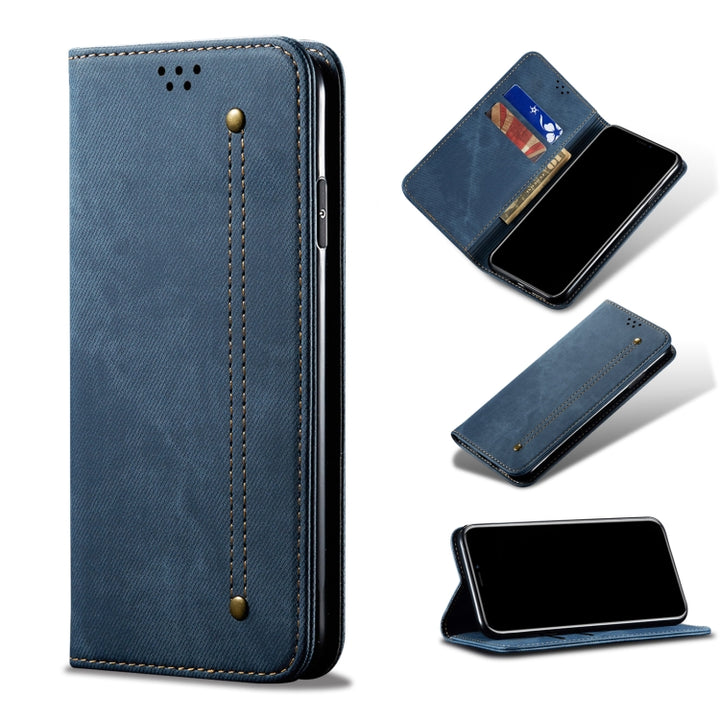 Denim Texture Flip Leather Phone Case, For OnePlus Nord N20 5G, For Motorola Moto E40 / E30 / E20, For Google Pixel 6a, For Xiaomi Redmi Note 11 Pro 4G / 5G