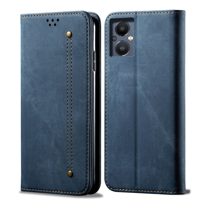 Denim Texture Flip Leather Phone Case, For OnePlus Nord N20 5G, For Motorola Moto E40 / E30 / E20, For Google Pixel 6a, For Xiaomi Redmi Note 11 Pro 4G / 5G