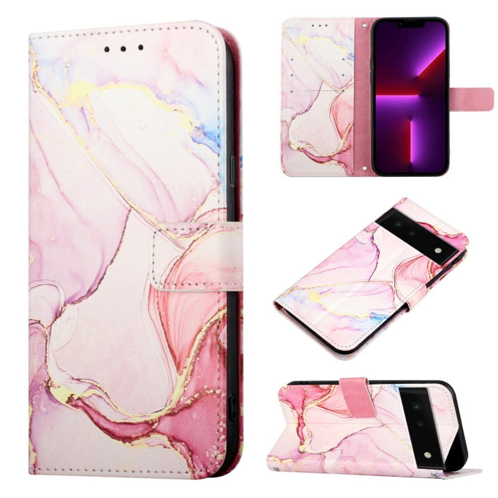 PT003 Marble Pattern Flip Leather Phone Case, For Google Pixel 6a, For Google Pixel 6 Pro, For Google Pixel 6, For ZTE Blade A71, For ZTE Blade A51, For ZTE Blade A31