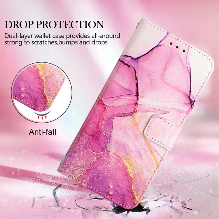 PT003 Marble Pattern Flip Leather Phone Case, For alcatel 1S (2021) / 3L (2021)