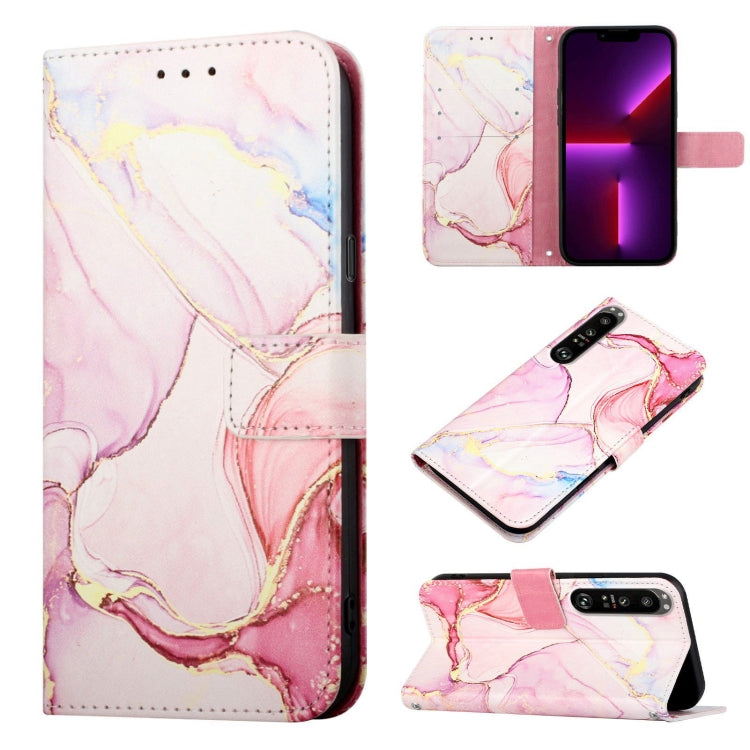 PT003 Marble Pattern Flip Leather Phone Case, For Sony Xperia 1 III, For Sony Xperia 5 III, For Sony Xperia 10 III