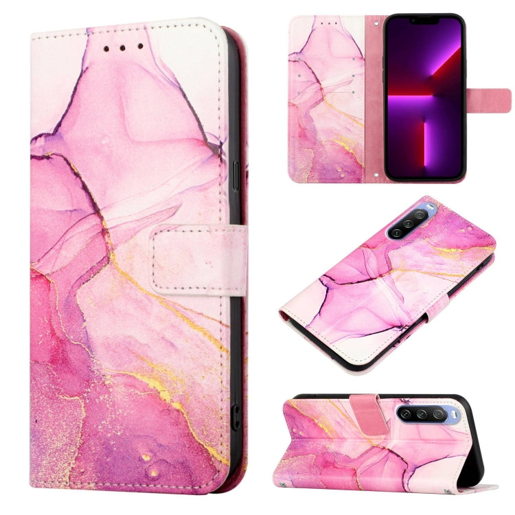 PT003 Marble Pattern Flip Leather Phone Case, For Sony Xperia 1 III, For Sony Xperia 5 III, For Sony Xperia 10 III