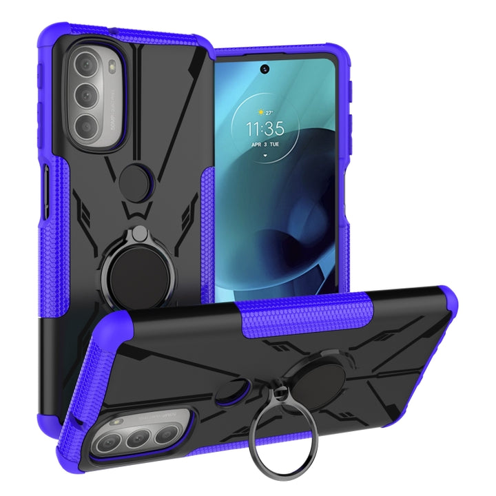 Armor Bear Shockproof PC + TPU Phone Protective Case with Ring Holder, For Motorola Moto G51 5G, For Nokia C30, For Nokia G10 / G20, For Nokia C10 / C20