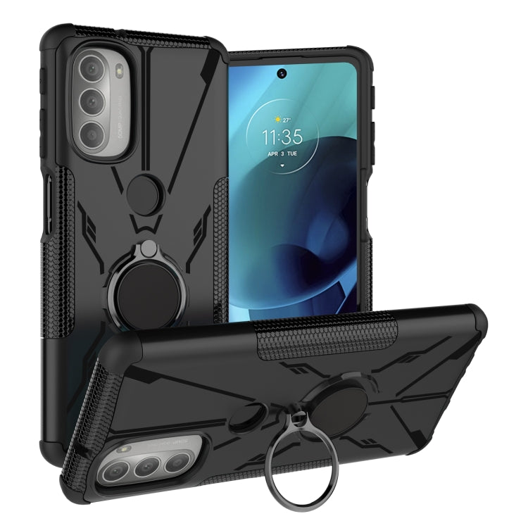 Armor Bear Shockproof PC + TPU Phone Protective Case with Ring Holder, For Motorola Moto G51 5G, For Nokia C30, For Nokia G10 / G20, For Nokia C10 / C20