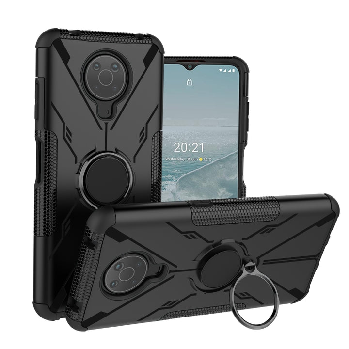 Armor Bear Shockproof PC + TPU Phone Protective Case with Ring Holder, For Motorola Moto G51 5G, For Nokia C30, For Nokia G10 / G20, For Nokia C10 / C20