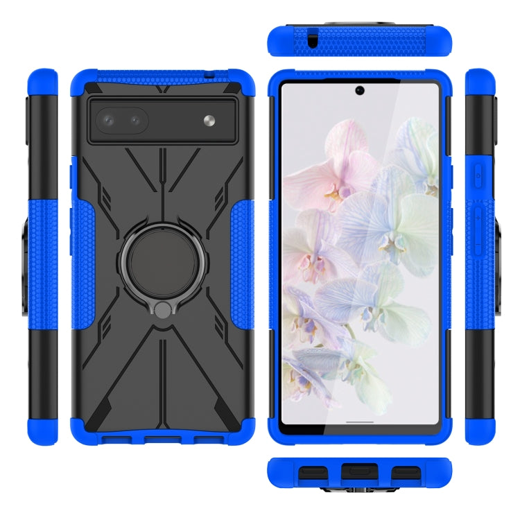 Armor Bear Shockproof PC + TPU Phone Protective Case with Ring Holder, For Google Pixel 6a, For Infinix Smart 6, For Samsung Galaxy A03s(EU), For Samsung Galaxy  A13 4G