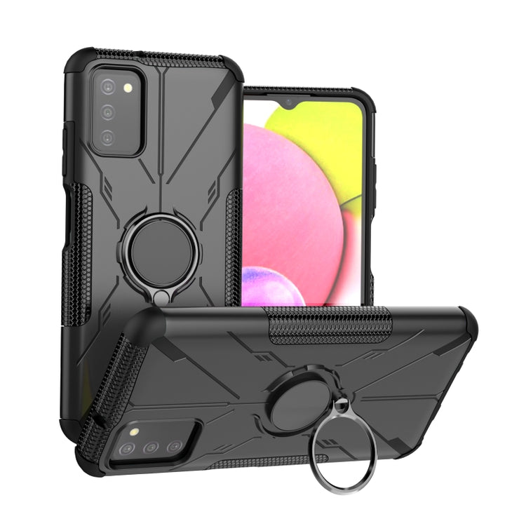 Armor Bear Shockproof PC + TPU Phone Protective Case with Ring Holder, For Google Pixel 6a, For Infinix Smart 6, For Samsung Galaxy A03s(EU), For Samsung Galaxy  A13 4G